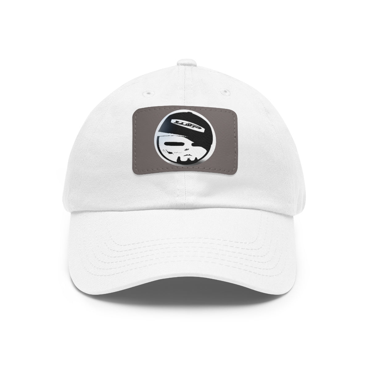 Dad Hat with Leather Patch