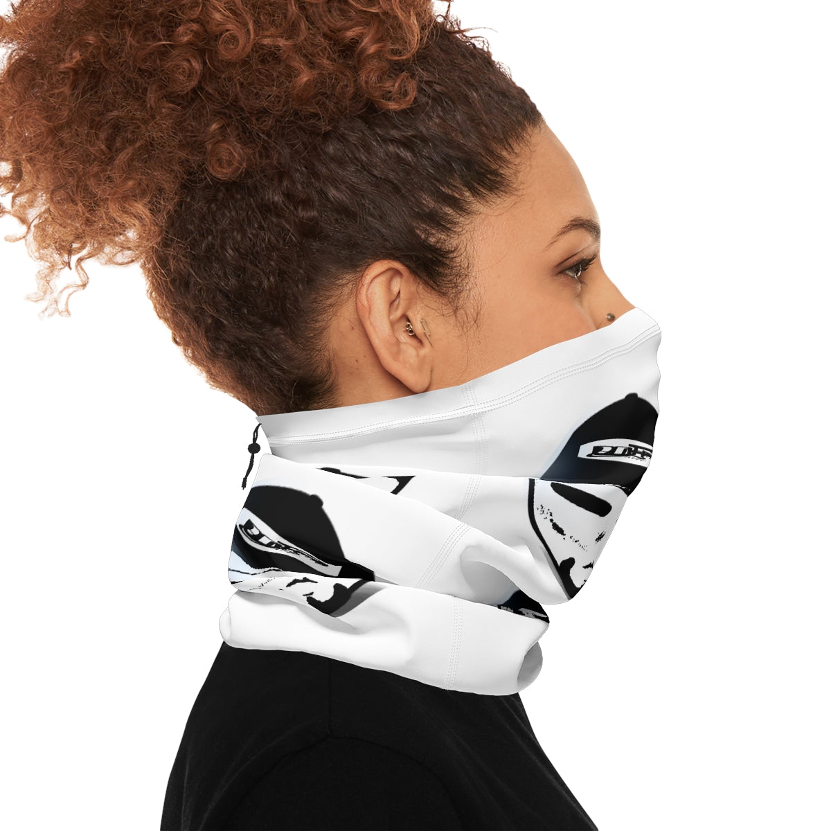 Winter Neck Gaiter With Drawstring