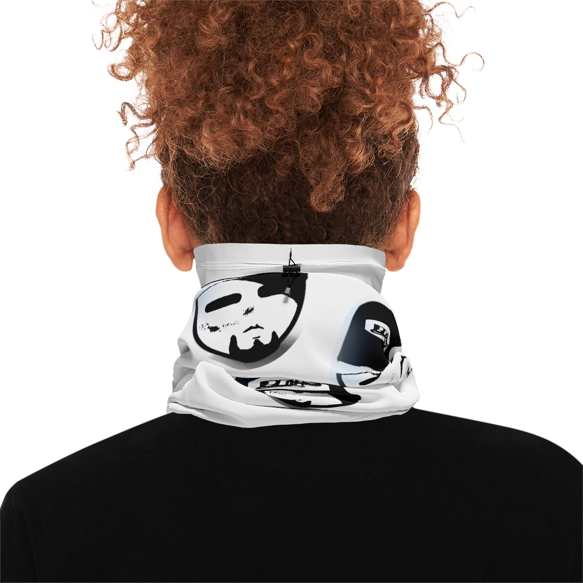 Winter Neck Gaiter With Drawstring