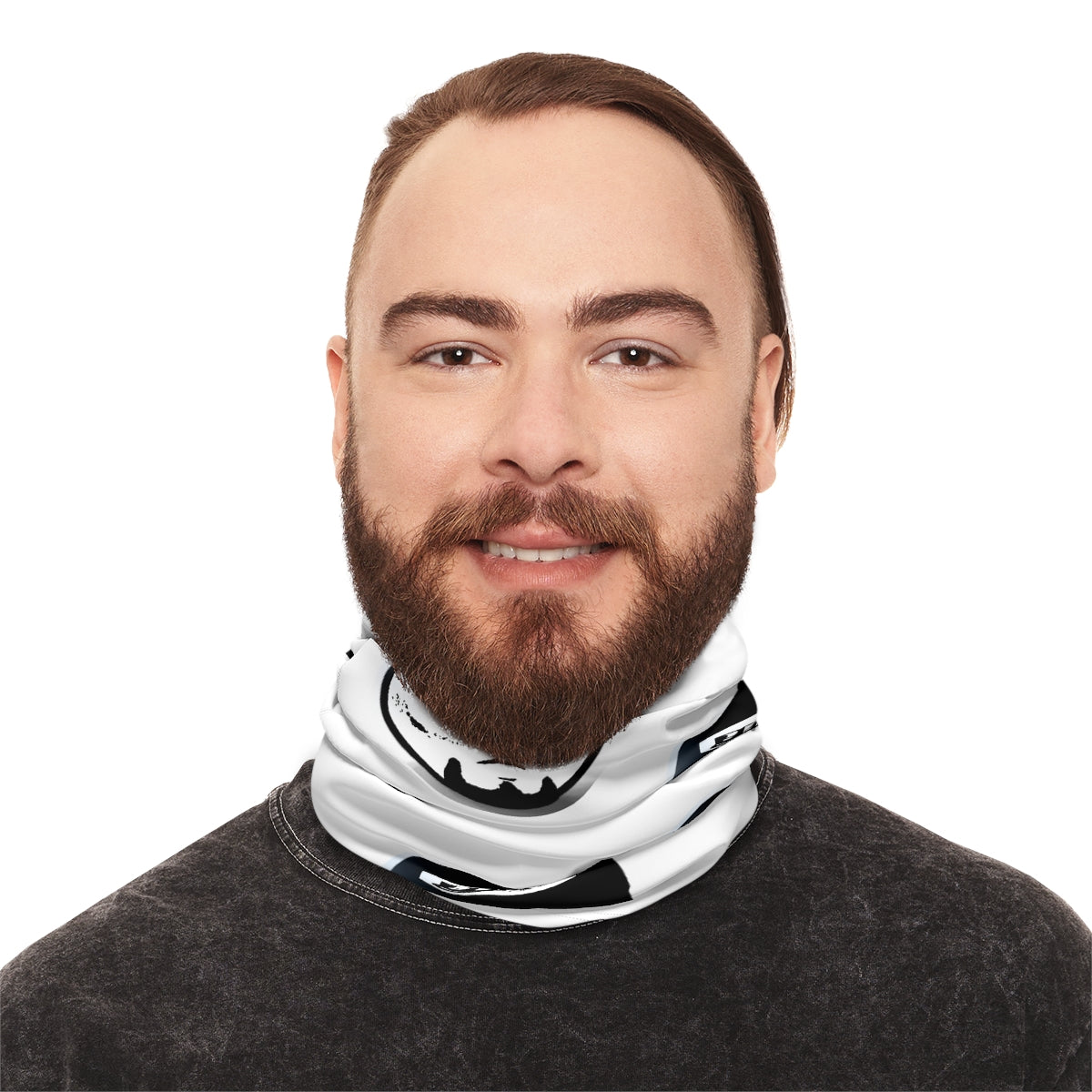 Winter Neck Gaiter With Drawstring