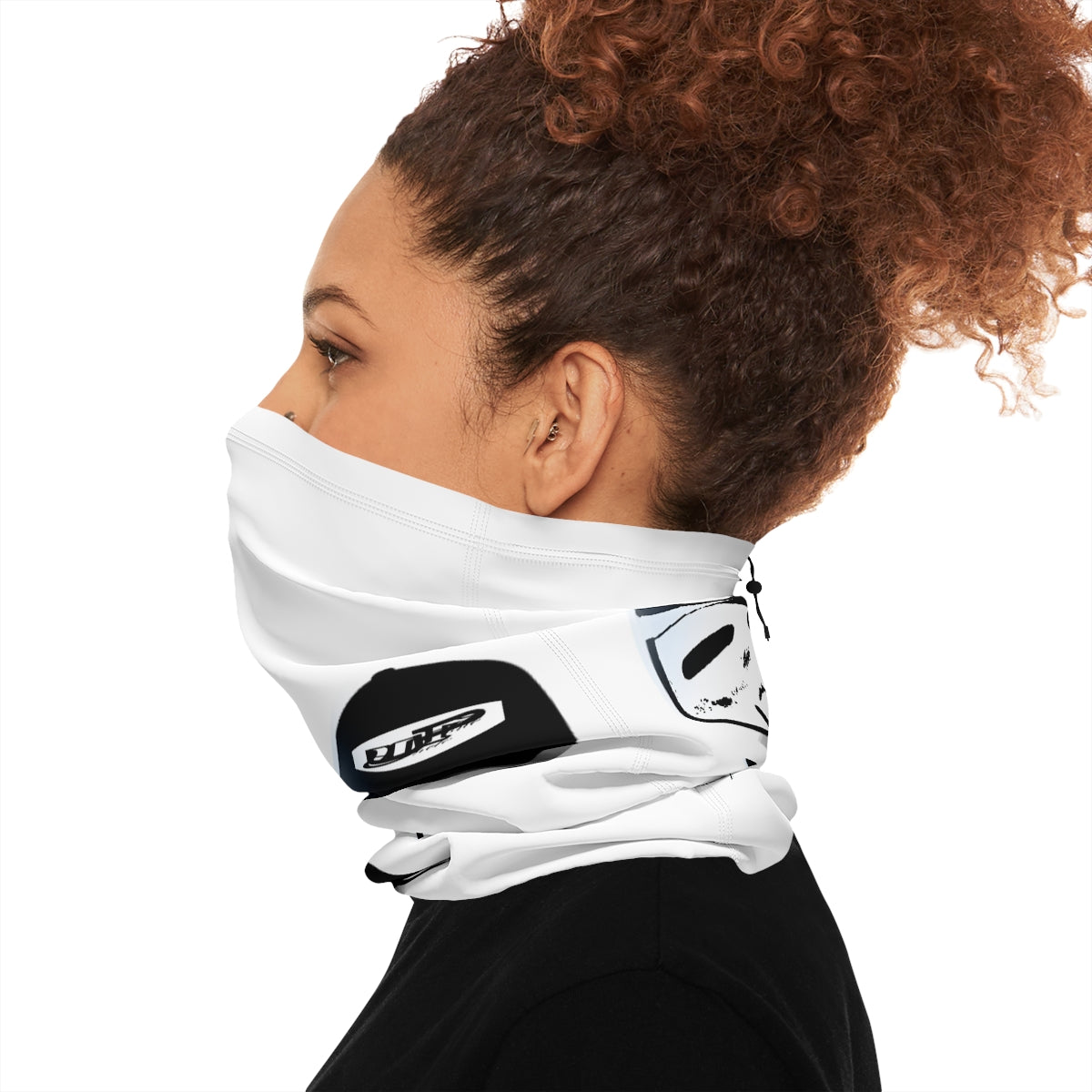 Winter Neck Gaiter With Drawstring