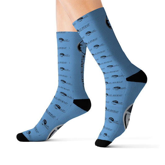 Light Blue U.P. Brand Limited  Editions Socks