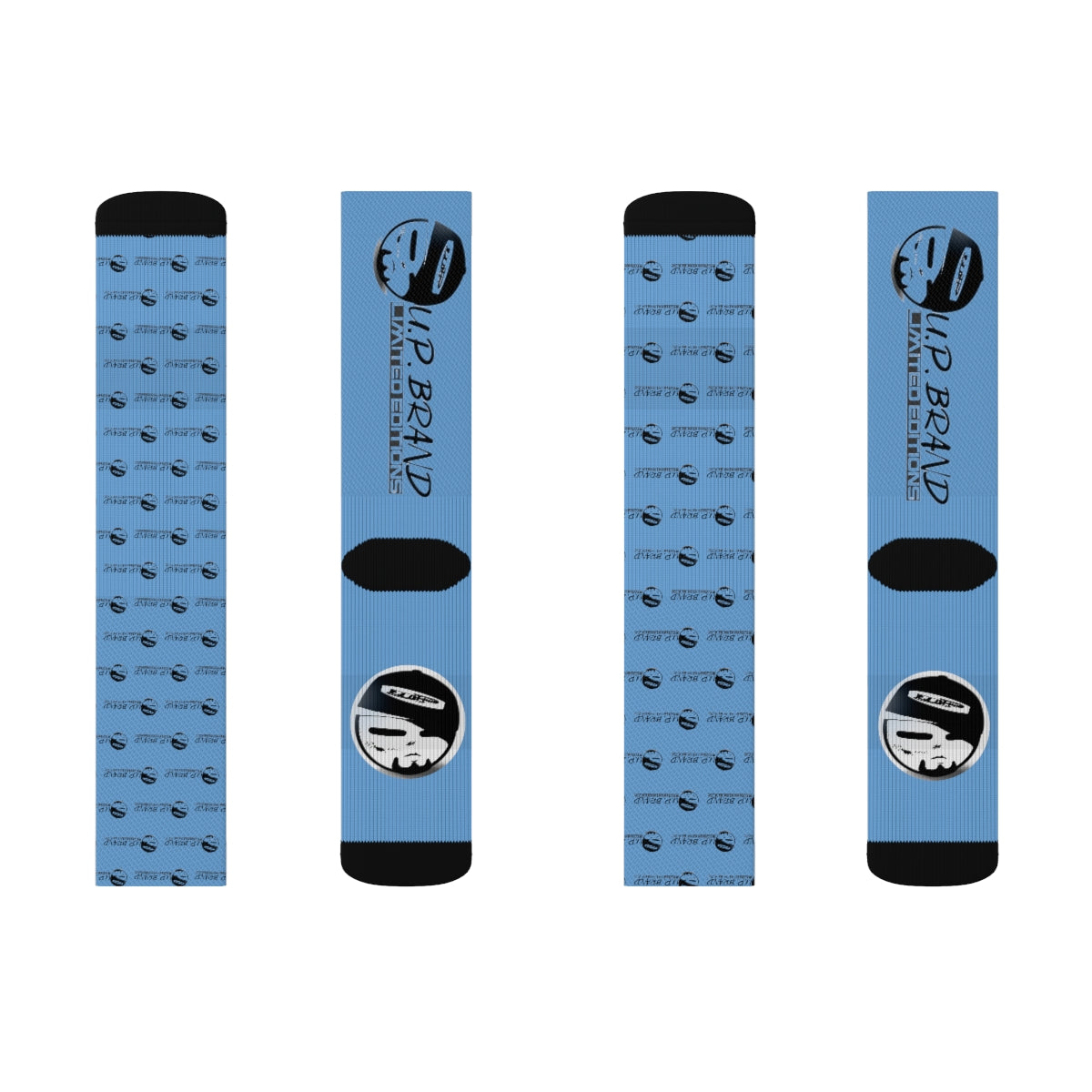 Light Blue U.P. Brand Limited  Editions Socks