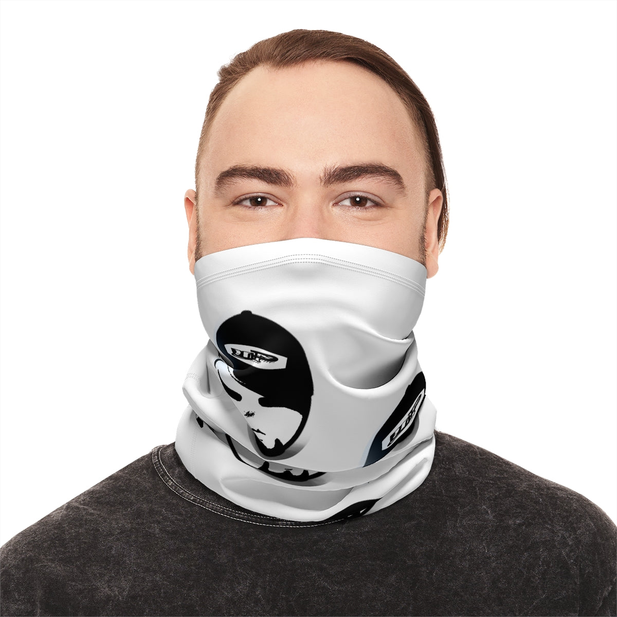 Winter Neck Gaiter With Drawstring