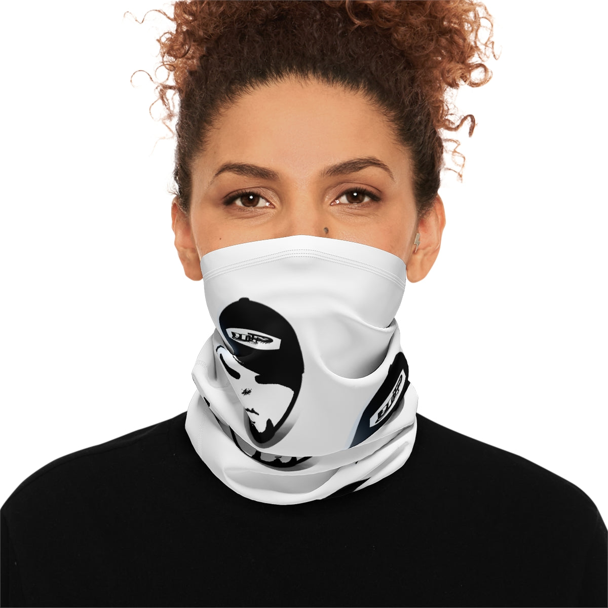 Winter Neck Gaiter With Drawstring